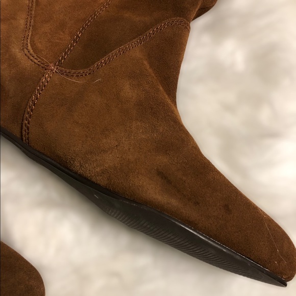 Steven by Steve Madden Hidden Heel Tan Brown Tall Knee High Boots - Picture 7 of 13